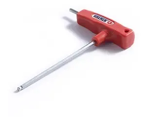 Llave Allen Tipo T Bremen 4 Milimetros Punta Bola Cod. 5025 Dgm Rojo