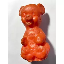 Boneco Antigo Urso Ursinho Vinil Borracha