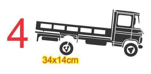 Adesivo Caminhão a186 sem fundo