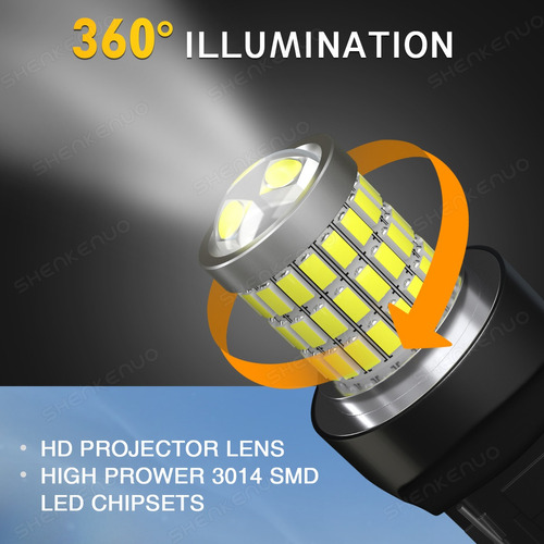 7440 7443 Luz Lateral Led De 5 W Drl Bombillas Brillantes 60 Foto 3