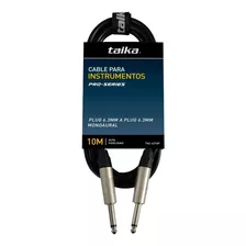 Cable Taika 10 M Para Guitarra Bajo Instrumentos Tkc-6310f