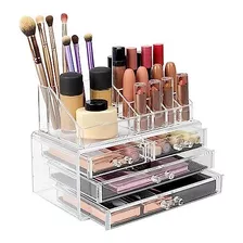 Organizador Porta Maquiagem Cosméticos Acrílico C/ 4 Gavetas