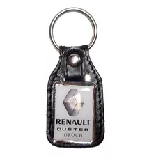 Chaveiro Renault Duster Oroch Pickup Em Couro Legitimo