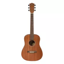 Guitarra Acústica Bamboo Baby Mahogany Tamaño Viaje + Funda Color Marrón Material Del Diapasón Nogal Orientación De La Mano Diestro