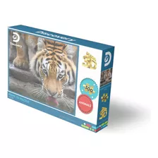 Prime3d Animal Planet Tiger Discovery Rompecabezas Lenticula