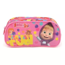 Estojo Infantil Feminino Luxcel Masha E O Urso - Ei37504 Cor Rosa