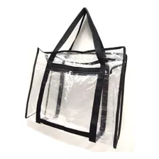 Bolsa Sacola Em Pvc Cristal Transparente Grande Jumbo Cdp Rx