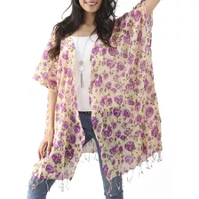 Chaleco Kimono Largo Mujer Saco Blusa Grande Oferta Spiga31