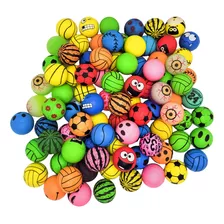 Pack 25 Pelotas Saltarinas 30mm Juguete Sorpresa Cumpleaños