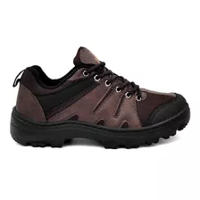 Zapatillas Hombre Trekking Trabajo Grip Reforzadas Cosidos