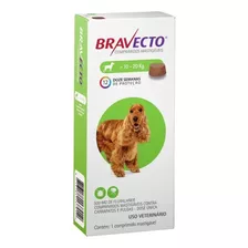 Bravecto 10 A 20kg 500mg Antipulga E Carrapato P/ Cães Msd