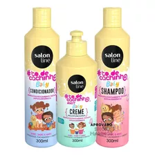 Kit Salon Line Todecachinho Multy Baby Shampoo Cond Creme