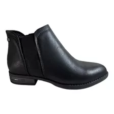 Botin Via Uno Color Negro 35 Al 40 Liquidacion