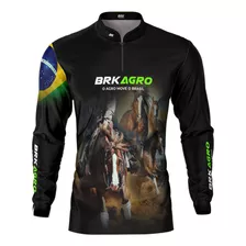 Camisa Camiseta Agro Brk Agro Move O Brasil Cavalo Com Uv50+