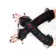 Guantes Mitones Goth Rock Gótico Ye578