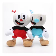 Pelúcia Cuphead E Mugman Pelúcia 25cm Game Xícara - Unitário