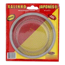 2 Ralo Para Pia, Japonês C/ Tela Inox 10,5 Cm