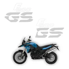 Kit Adesivos Emblemas Carenagem Bmw F800gs 2013 2014 Azul