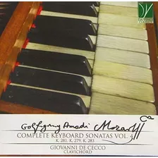 Cd Mozart Complete Keyboard Sonatas Vol 4 - Mozart / De...