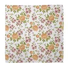 Ambesonne Flor Bandana, Peony Poppy Tema