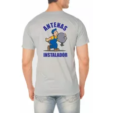 Camiseta Antenista Instalador Antenas Uniforme Profissional