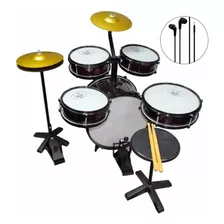 Bateria Infantil Rock Baby 2 Tons Profissional Com Chimbal