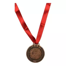 Medalha De Metal Personalizada Com Nome Bronze