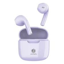 Auricular Inalámbrico Jd Air Free In Ear Bluetooth Manos Libres Táctil Color Lila