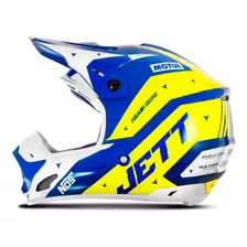 Capacete De Motocross Trilha Th1 Jett Evolution 2 Enduro Nf