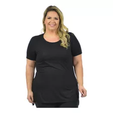 Kit 2 Blusa Mullet Gola Redonda Plus Size Fenomenal