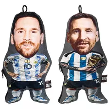 Cojin Messi X 2 Chiquitos 27 Cm - Dos Cojines