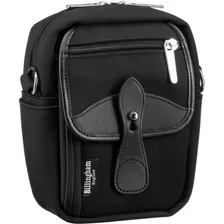 Billingham Stowaway Compact Shoulder Bag (black/black Leathe