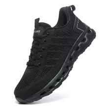 Zapatillas De Hombre Sport Negro/casual Zapatos Para Correr