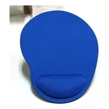 Mouse Pad Almohadilla Gel Microfibra Erganomico Color Azul