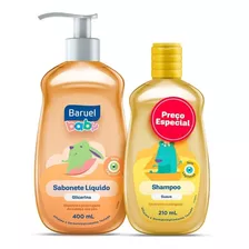 Sabonete Líquido + Shampoo Infantil Baby Suave - Baruel Full