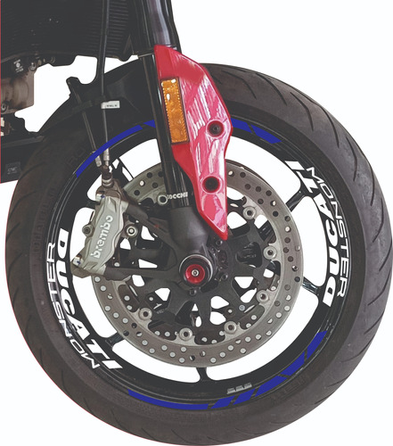 Stickers Reflejantes Para Rin Ducati Monster  Foto 4