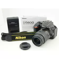  Nikon D5600 - 18-55 Vr Kit - Color Negro + Morral 