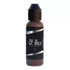 Unid 30 Ml Iron Works Tintas Todas As Cores Tattoo Tatuagem Cor Chocolate Escuro