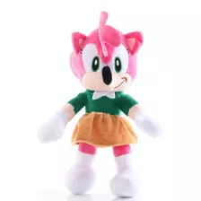 Boneco De Pelúcia Amy Sonic The Hedgehog Brinquedo - 40cm