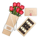 Box 6 Rosas Y 18 Bombones - (ramo De Flores) - FlorerÃ­a 24hr