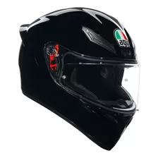 Casco Agv K1s E2206 Solid Negro Brillante