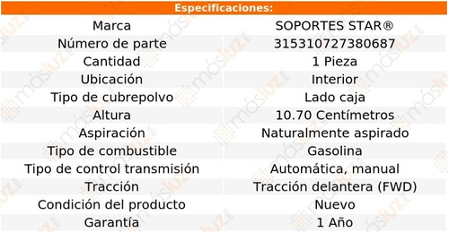 1) Cubre Polvo Lado Caja Int Astra 2.2l 4 Cil Aut, Std 01/03 Foto 2