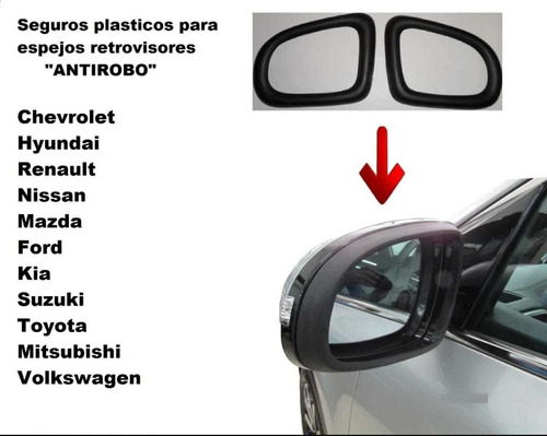 Protecciones Seguros Espejos Laterales Hyundai Loniq Foto 6