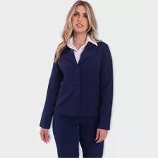 Blazer Feminino Fardamento Uniforme Profissional P/ Estampar