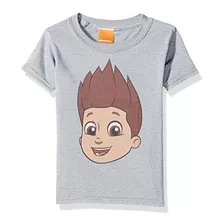 Paw Patrulla Niños Pequeños Ryder Camiseta De Cara Grande