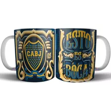 Taza Boca Juniors Cerámica Esto Es Boca Copa Libertadores