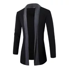 Elegante Gabardina Blazer Hodie Saco Caballero 4206