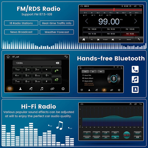 Para 2003-09 Toyota Wish Radio (lhd) Android 11 Car Estro Foto 6