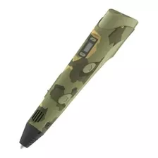 Lapiz 3d Impresora Lapicera + Filamentos Color Verde Militar