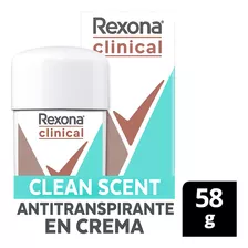 Desodorante Antitranspirante Rexona Clinical Clean Scent 58g